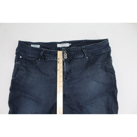 Torrid Denim Women Blue Jeans Swear By The Fit Jeggings Size 24R - Picture 9 of 11